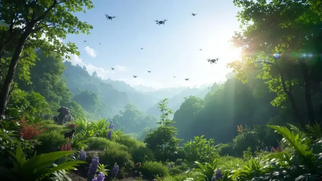 China onthult zich als een immense groene long met 142,6 miljard bomen gedetecteerd door lasers van drones