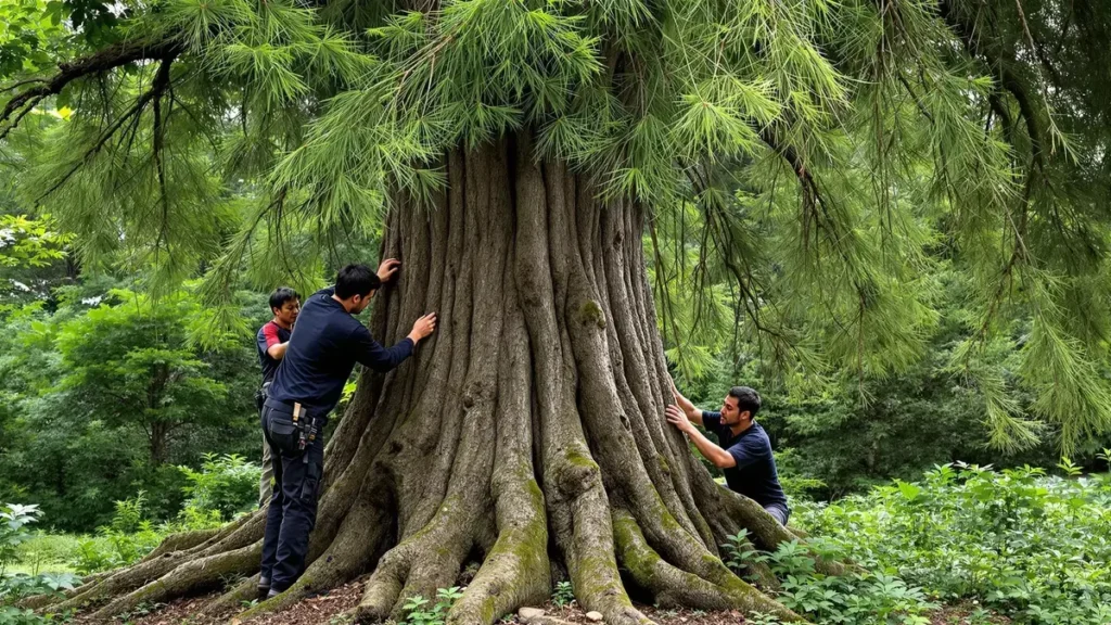De Japanners onthullen hun uitzonderlijk talent voor het zagen van hout zonder bomen te kappen